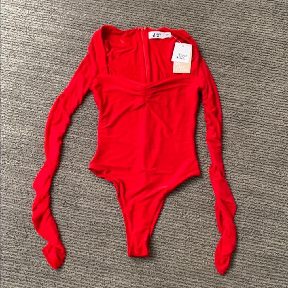 Tiger Mist Red Body Suit